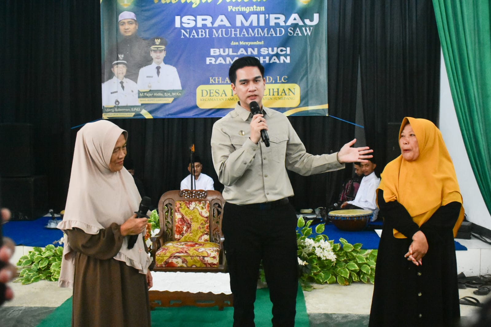 Dekati Pengajian, Jauhi Bank Emok, Ini Pesan Wabup Fajar pada Peringatan Isra Mi'raj 